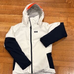 Helly Hansen White and Navy Ski coat
